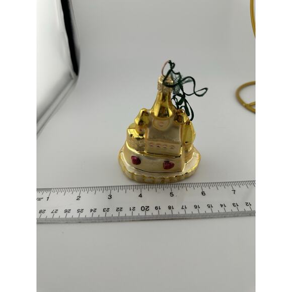 Christopher Radko "Castles in the Sand" Hand Blown Glass Ornament 1999 3.5" - Picture 8 of 9